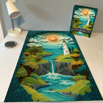 Papierkunst -Leuchtturmpuzzle 1000 Stücke